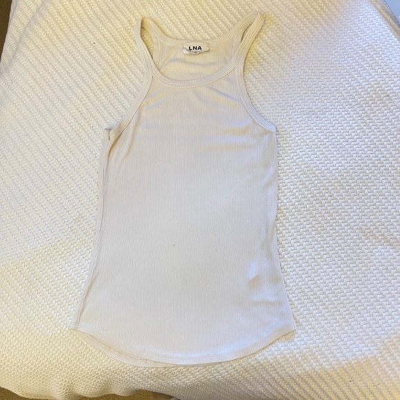 LNA Tops - LNA White Tank Top